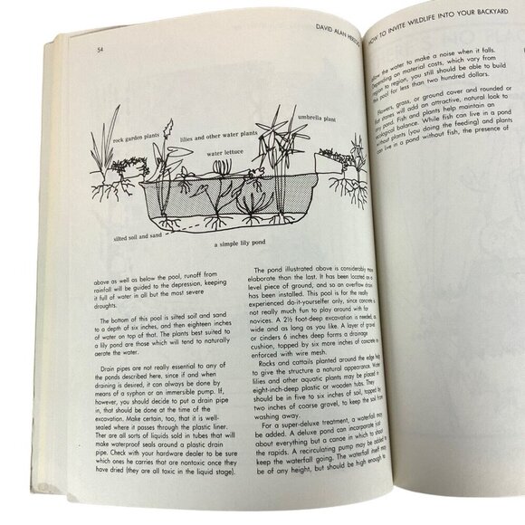 How To Invite Wildlife Into Your Backyard Paperback 1977 By David Alan Herzog - Picture 7 of 7